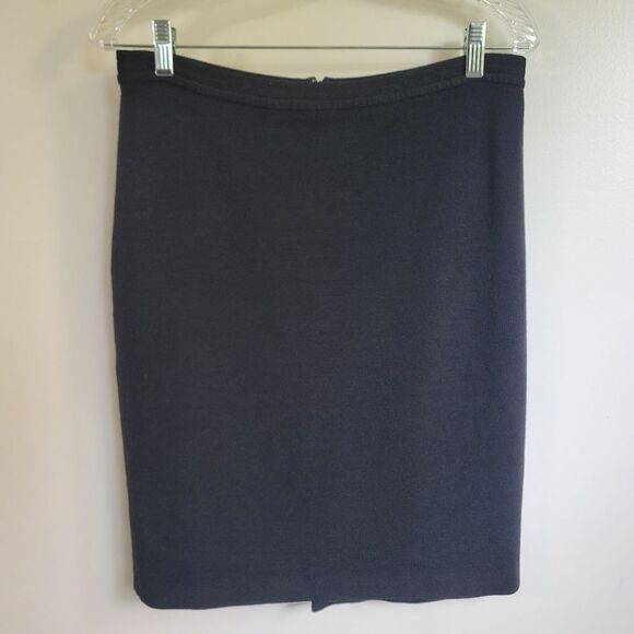 St. John Caviar Wool Blend Skirt Size 8 - Picture 1 of 6